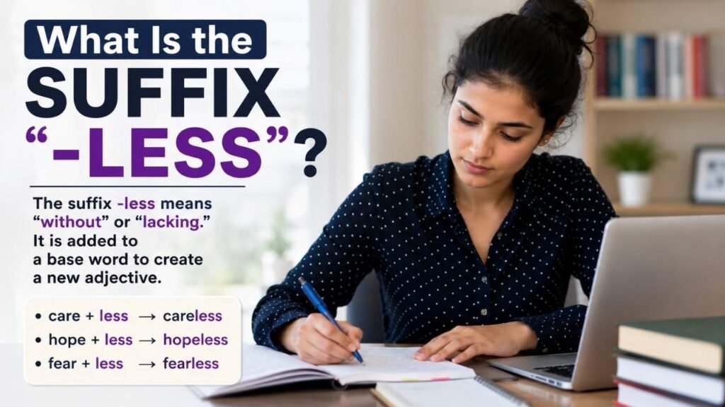 What Is the Suffix "-Less"?