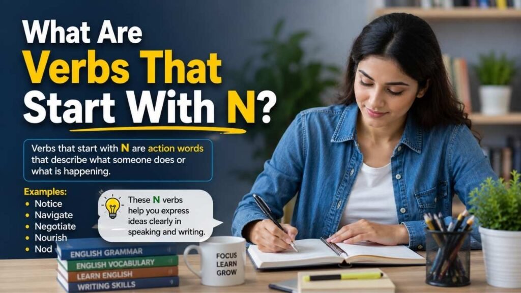 What Are Verbs That Start With N?