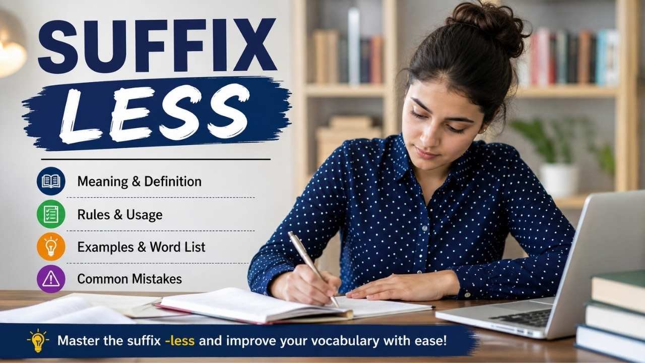 Have you ever wondered what the suffix -less means or why words like careless, hopeless, and fearless are so common in English?