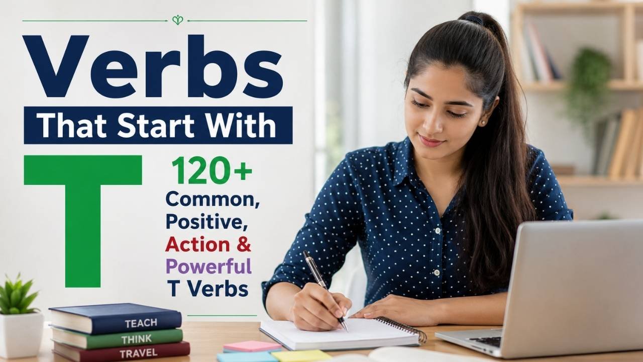 Verbs that start with T are an important part of English vocabulary because they help you describe actions, thoughts, and feelings more clearly.