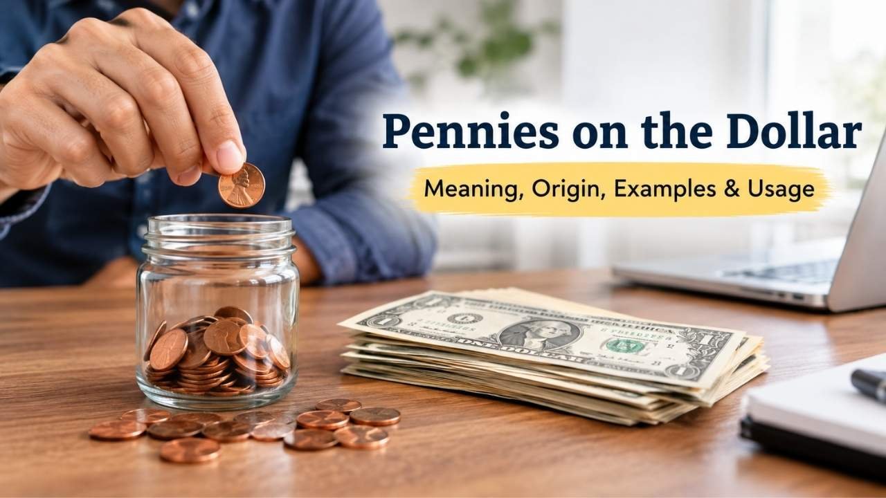Understanding the pennies on the dollar meaning can help you use this expression correctly in everyday conversations, business discussions, and financial situations.
