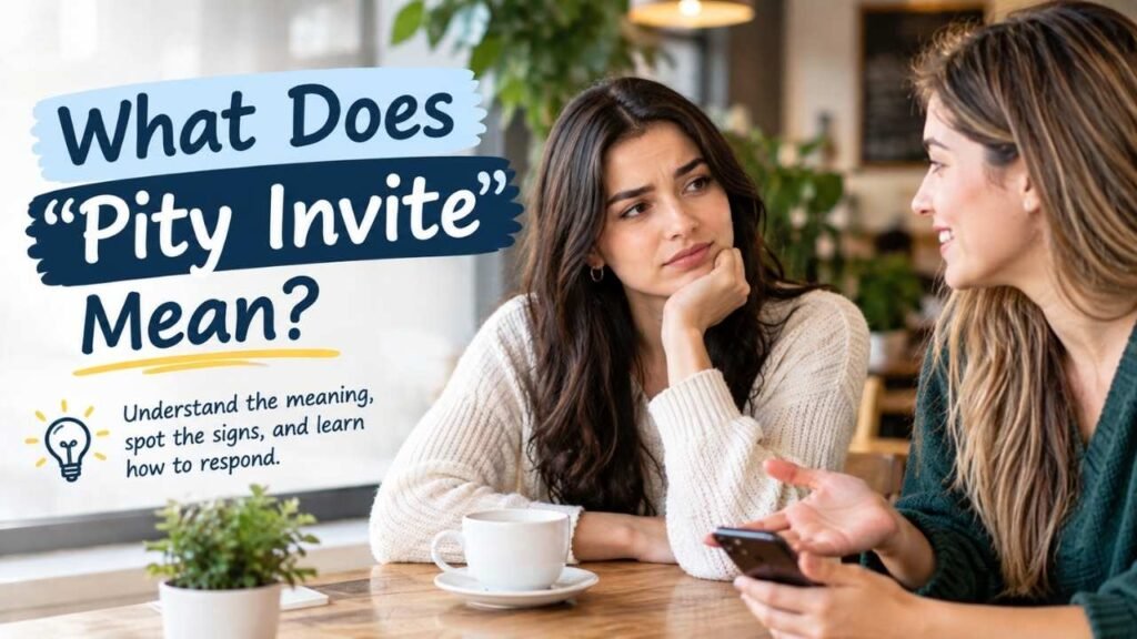 What Does “Pity Invite” Mean?