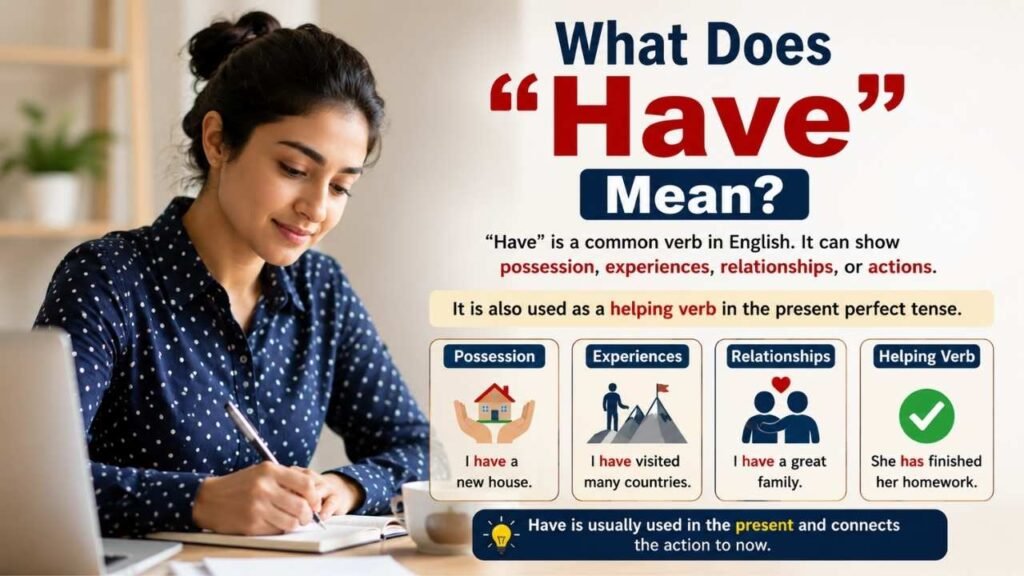 What Does "Have" Mean?