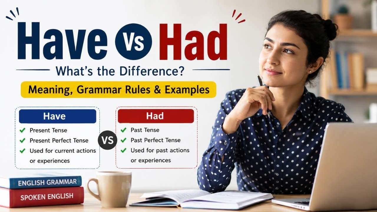 Choosing between have vs had can be confusing, especially if you're learning English grammar.