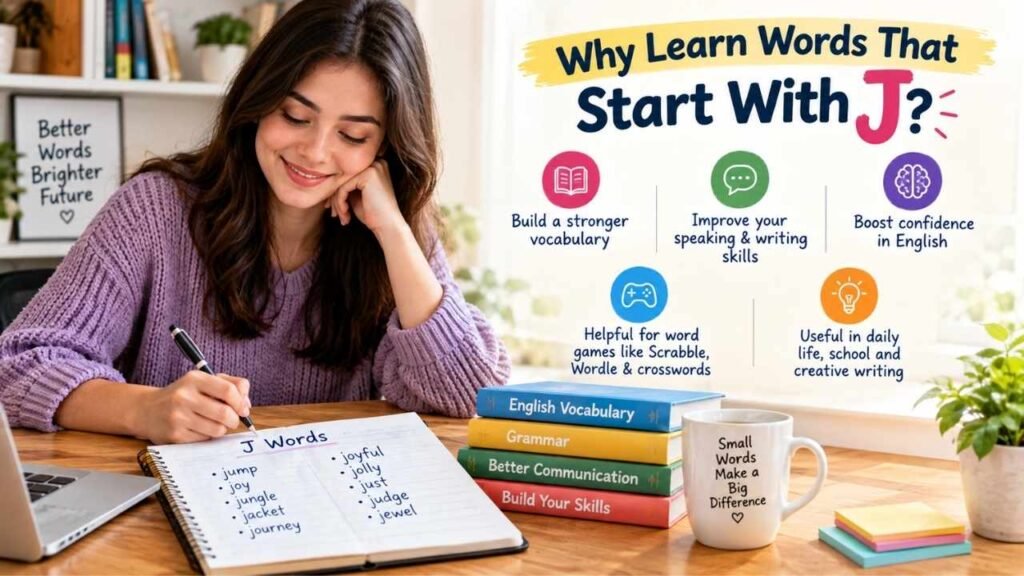 Why Learn Words That Start With J?