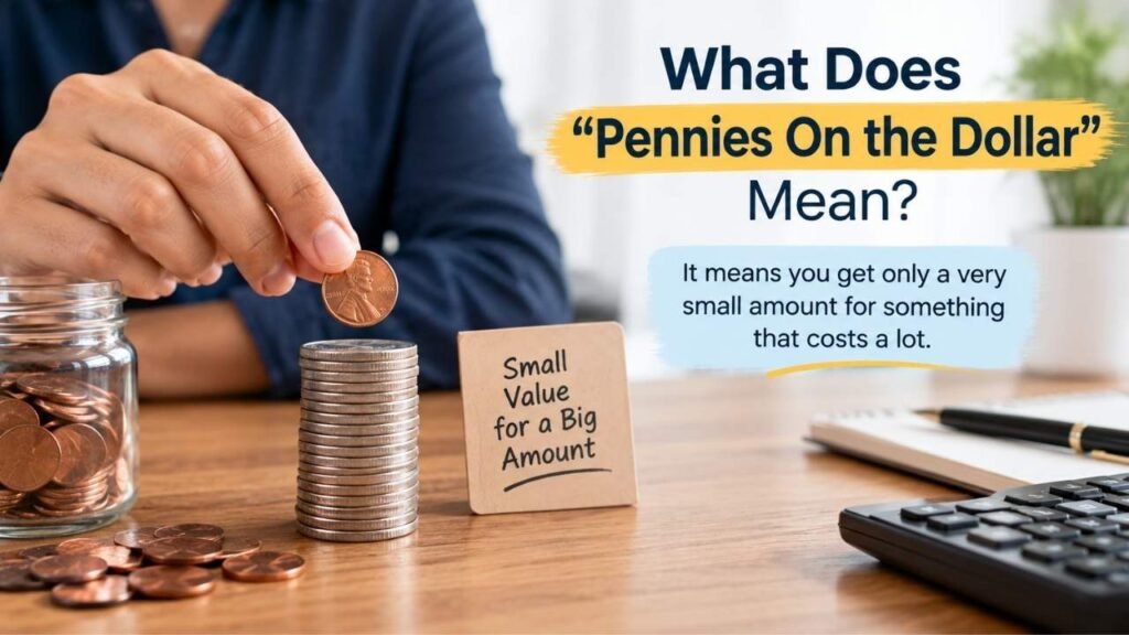 What Does “Pennies On the Dollar” Mean?