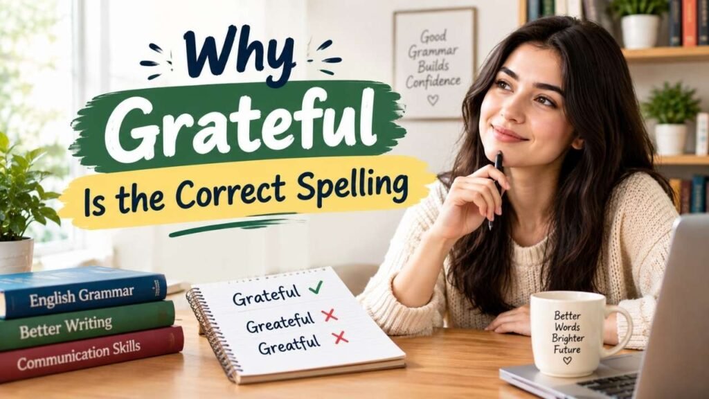 Why Grateful Is the Correct Spelling