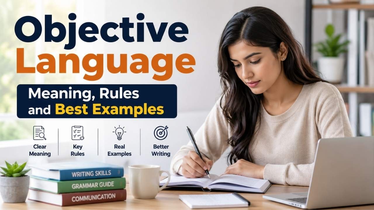 Objective language is a way of writing and speaking that focuses on facts, evidence, and clear information instead of personal opinions or emotions.
