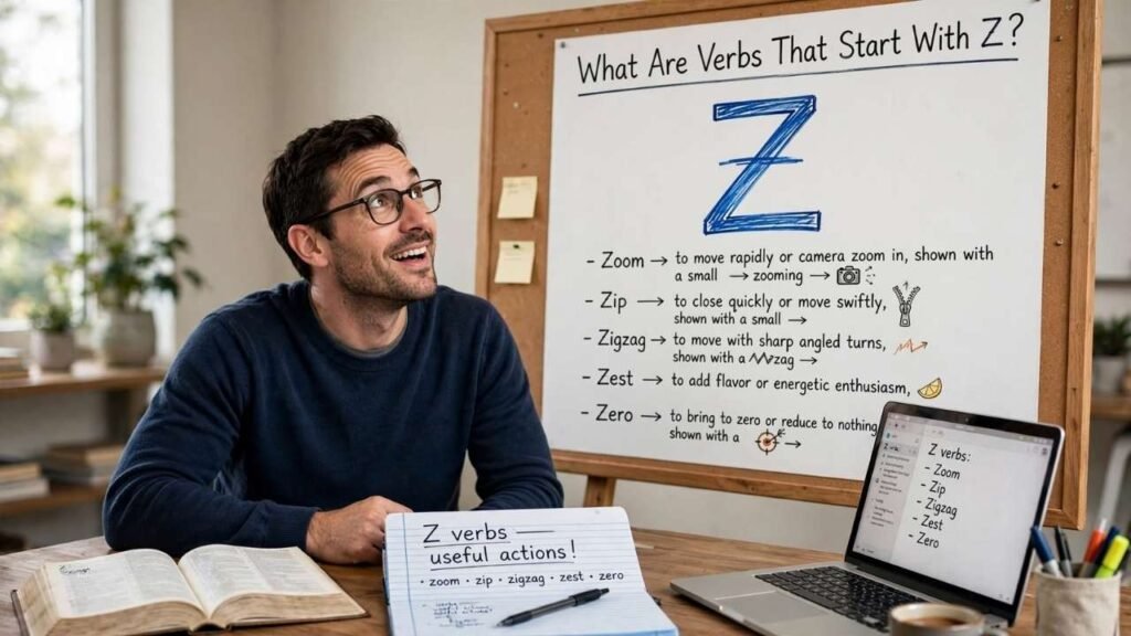 What Are Verbs That Start With Z?
