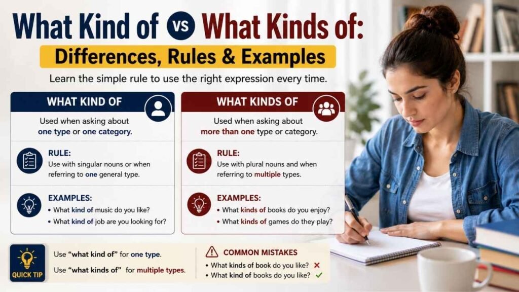 What Kind of vs What Kinds of