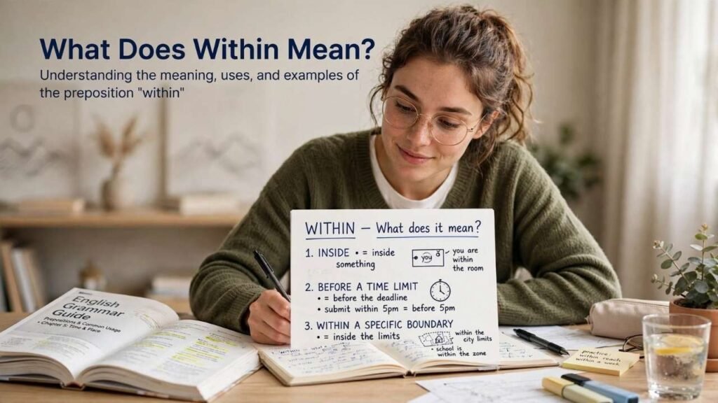 What Does "Within" Mean?