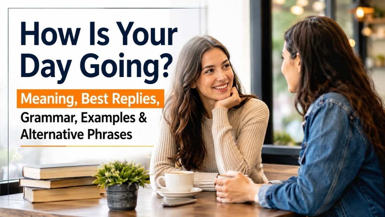Two women having a friendly conversation about “How Is Your Day Going?” in a cozy cafe.